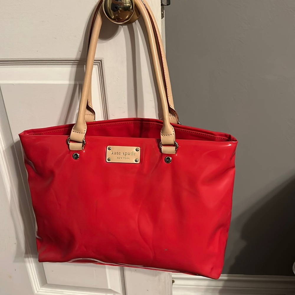 Kate Spade Patent Red Leather Handbag